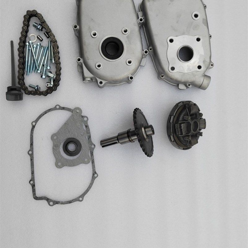 汽油168F170160200卡丁车变C速减速箱波箱离合器/2分之1变速箱