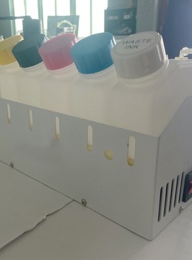 A3DTF打印机连供 白墨循环搅拌L1800.1J390.L805改装烫画打印机