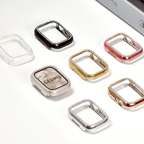 高级镶钻适用苹果applewatch手表保护套iwatch11/10/se37/8/9女款