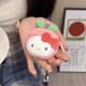 网红卡通植绒桃子kt猫适用于airpods4保护套苹果耳机保护壳airpodspro3无线蓝牙耳机套airpods3耳机壳1 2代女