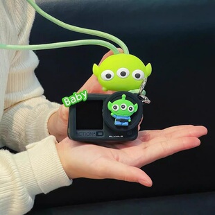 新款三眼仔适用大疆action6/5pro/4/3运动相机保护套配件挂绳便携