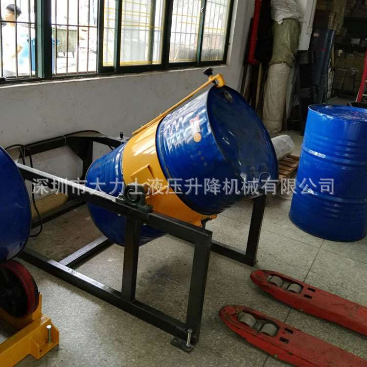固定式油桶翻转器 TY400A油桶搅拌器 定时间电动油桶翻转搅合器