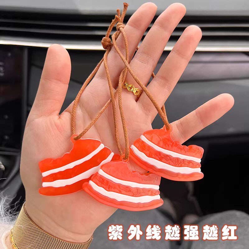 紫外感温变色烤肉整蛊车挂