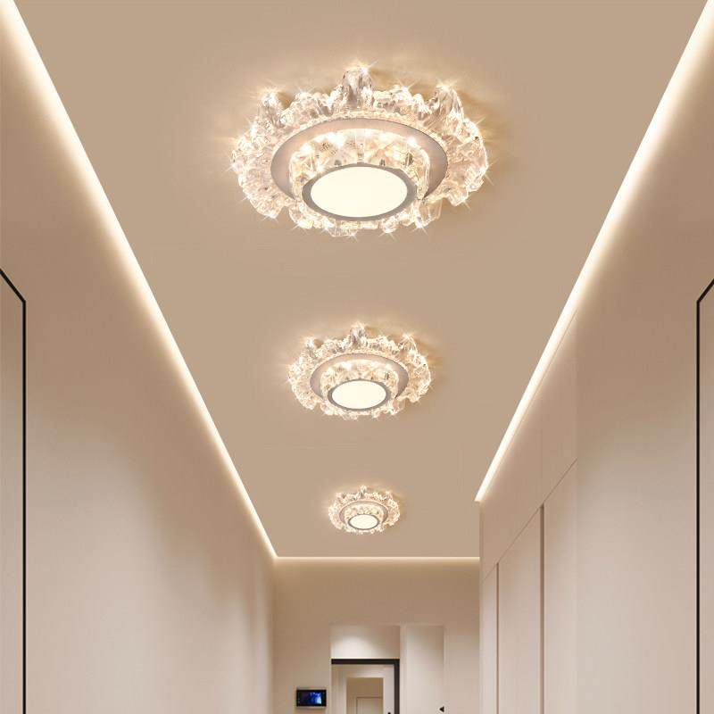 走道灯走廊灯具现代水晶门厅入户玄关灯创意led阳台灯吸顶灯灯具,家装灯饰光源,厨卫/阳台/玄关/过道吸顶灯,淘宝优惠券,粉丝福利购,淘宝优惠卷