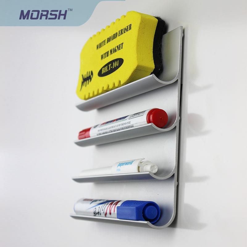 铝合金白板黑板笔架书写板绿板墙办公室磁性钢化玻璃白板笔架笔槽