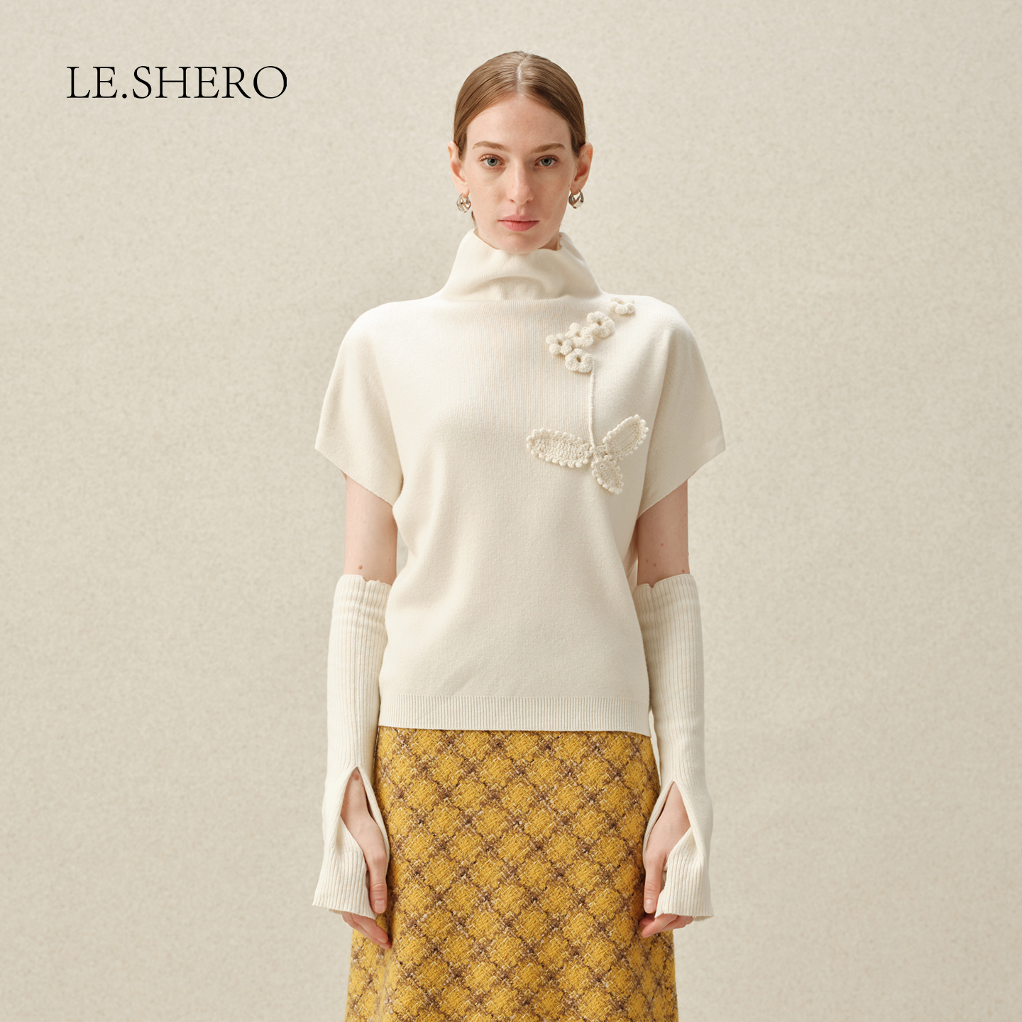 LE.SHERO原创设计高级手工毛衣