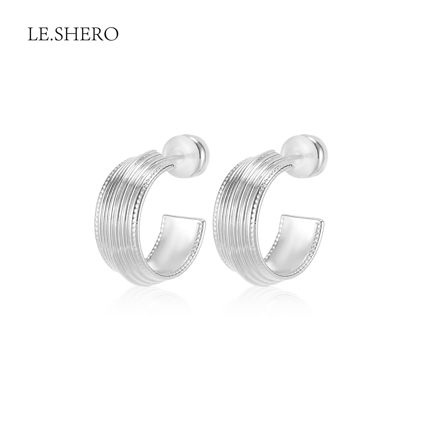 LESHERO品牌配饰耳环2025新款高级感精品耳饰