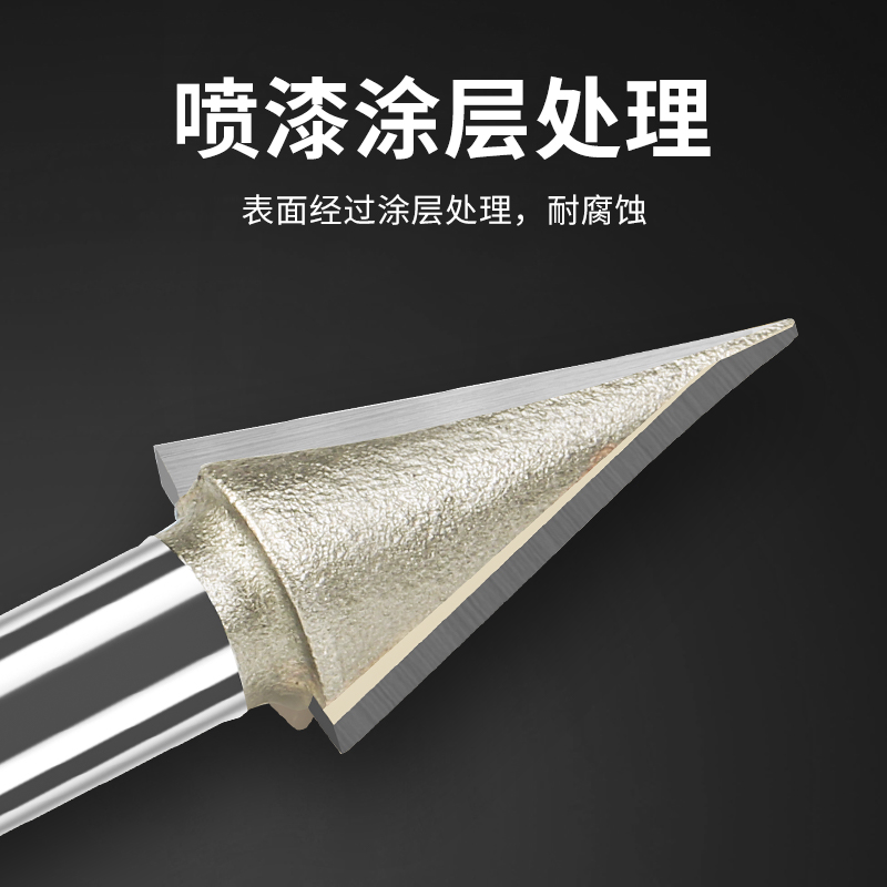 名刃木工30度斜尖刀开槽刀V型刀木工尖嘴刀1/4*12T*30度修边机铣