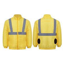 夏季空调服男款薄款短袖风扇衣服降温工地K建筑焊工空调工作服女
