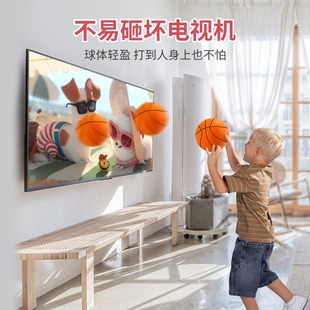 静音篮球儿童无j声拍拍球7号室内投篮训练弹力大号海绵小皮球玩具