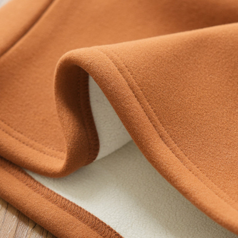 儿童加绒打d底衫男童秋冬新款半高领卫衣中大童加厚防风保暖上衣