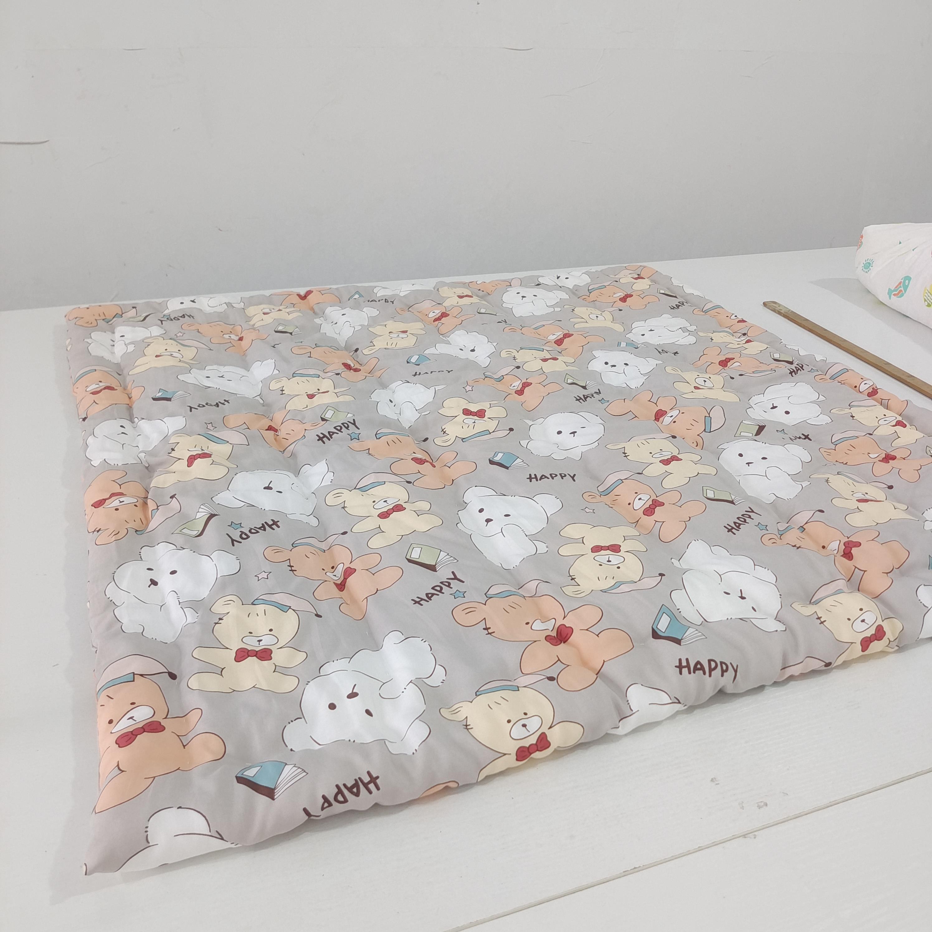 人造棉婴儿夏凉被棉花被子包被棉绸抱被经姨妈垫褥子床垫薄款尿垫