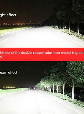 12-21款五菱荣光小卡LED大灯远近光一体H7H4改装激光透镜汽车灯泡