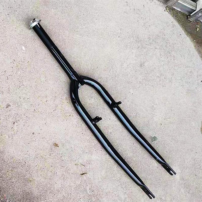 山地公路学生儿童自行车前叉V刹颈长可定制螺纹直径28.6