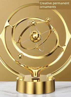 日本品质地球永动仪桌面模型旋转磁性摇摆器天体仪轨道摆件装饰品