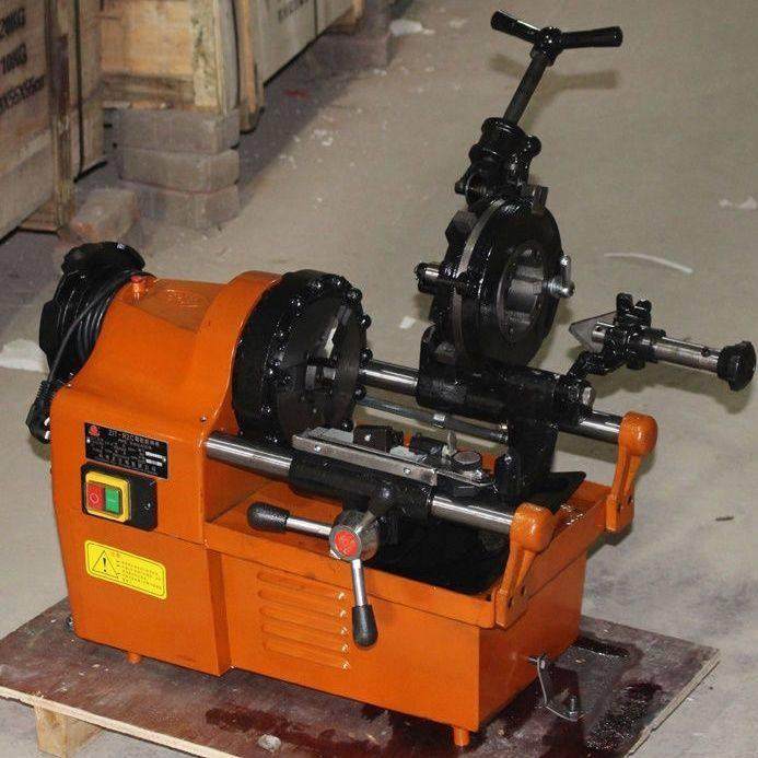 虎头牌套丝机4寸3寸2寸电动套丝机绞丝机消防水管加工镀锌管套丝