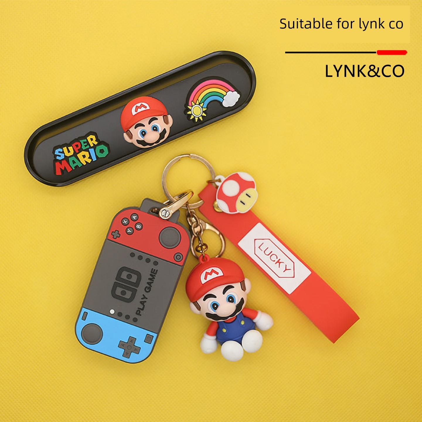 适用于领克900钥匙套Z20/Z10/05/06/09/03汽车钥匙包壳扣卡通硅胶