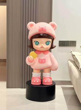 茉莉公主饼干 干女孩落地大摆件潮流卡通模型网红家居客厅橱窗装
