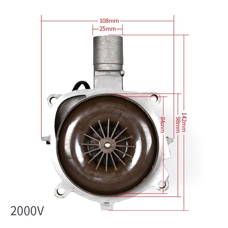 驻车加热器散热助燃风机总成电机启动发动机配件风扇涡轮5kw/2kw
