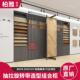 木地板展示架抽拉旋转瓷砖艺术漆壁纸推拉样品地展架立式 落地式