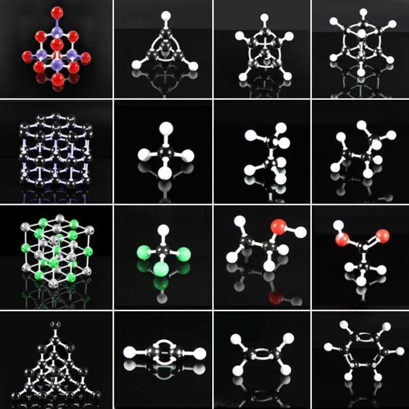 高中化学分子结构模型拓展版 化学实验器材球棍比例演示J3111-T有