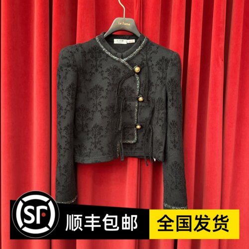 Le fame拉飞姆国内专柜代购 24 冬东方洛可可上衣 FF24D11ZM318