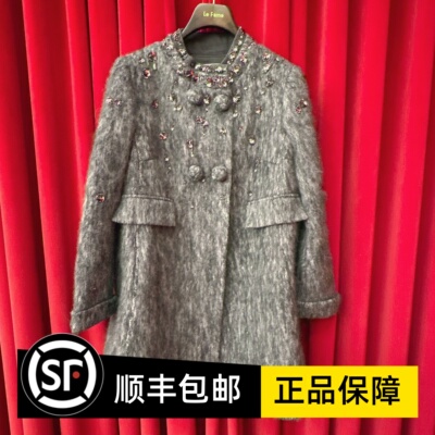 Le fame拉飞姆国内专柜代购 25 冬经典重工钉珠外套 LF24D02SY134