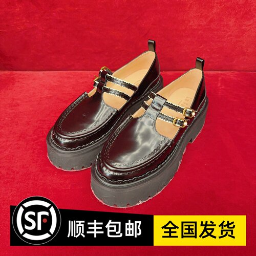 Le fame拉飞姆国内专柜代购 26 春撞色乐福女鞋 LF26C11CA313