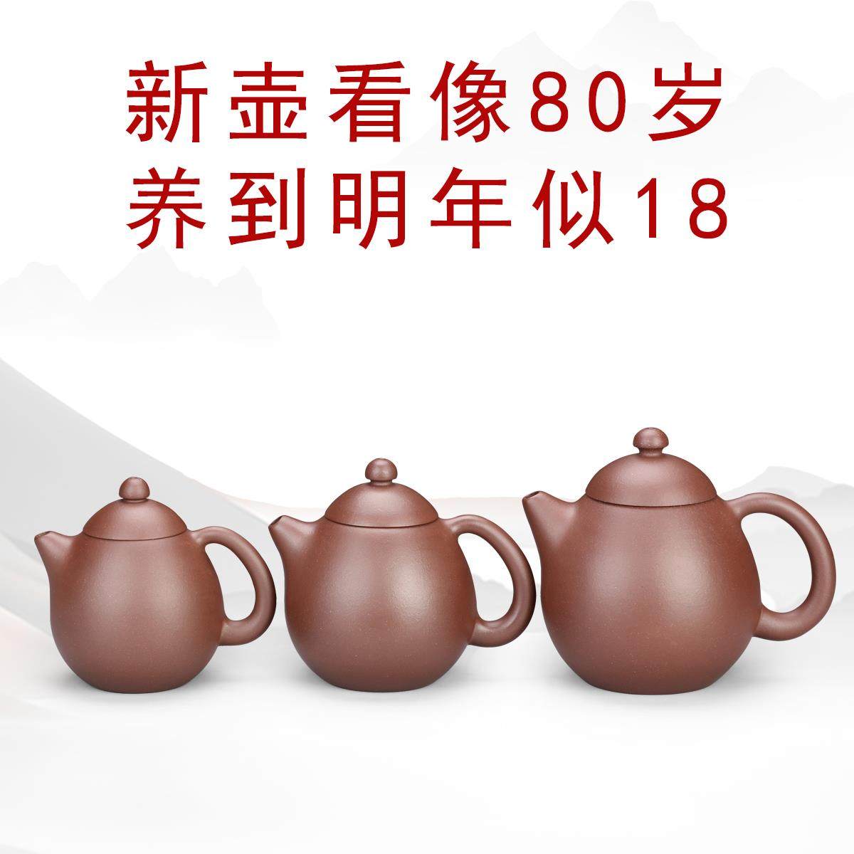 05号七级紫泥龙蛋紫砂壶龙蛋壶手工茶壶单壶女士小茶壶功夫茶具