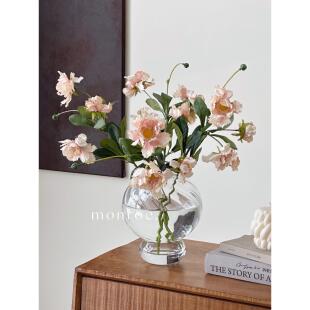 矢车菊人造花野菊花粉色白色黄色人造花装饰装饰覆古花束拍摄