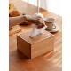 木制实木纸巾盒收纳盒桌面收纳柜纸盒餐巾纸盒简易Qt036