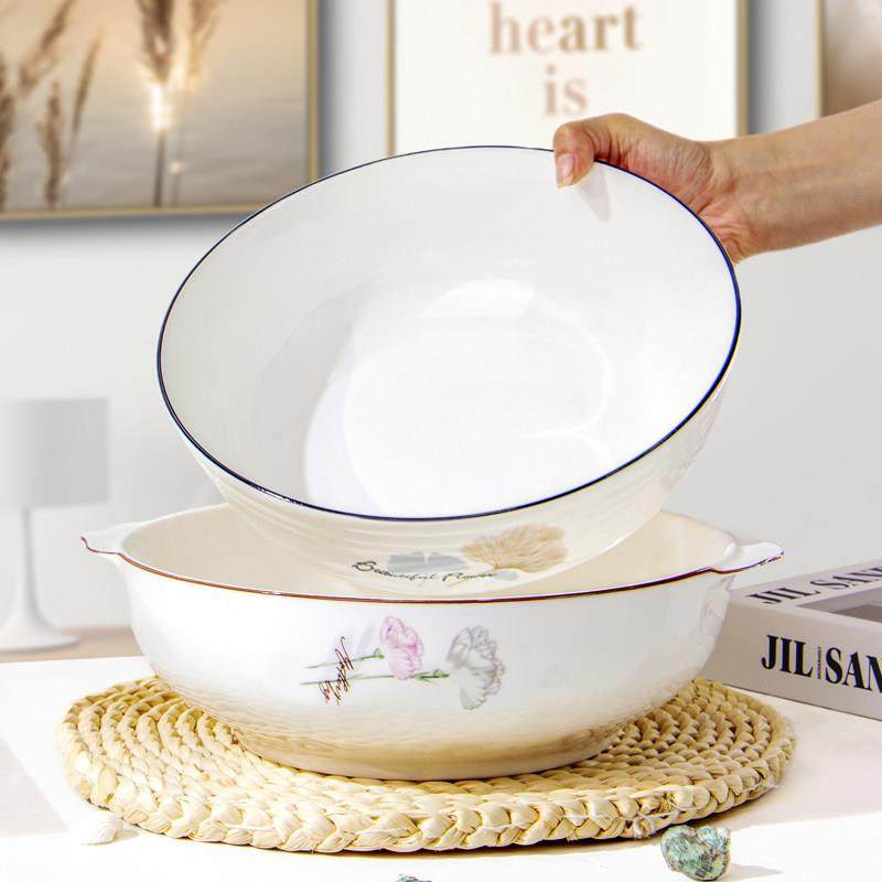 釉下彩特大号陶瓷碗大容量超大家用大汤碗水煮鱼碗麻辣烫酸菜鱼盆,餐饮具,碗,淘宝优惠券,粉丝福利购,淘宝优惠卷