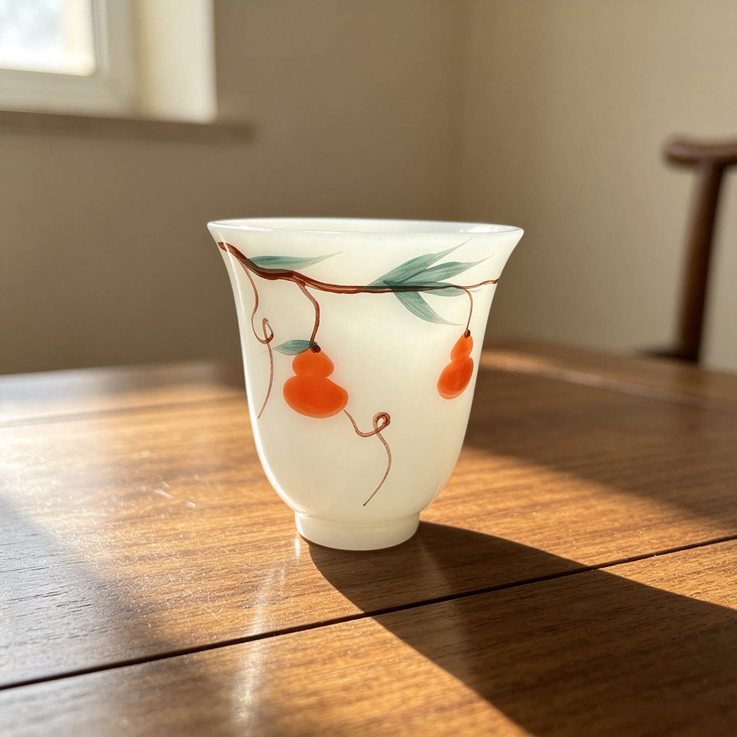 2026新款高端葫芦盖碗茶杯男女士泡茶个人专用陶瓷主人杯茶具套装图片