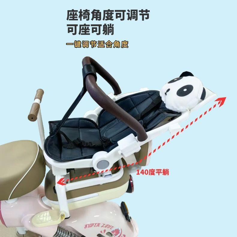 上新自行车后置儿童座椅电动车婴儿安全座椅单车折叠车后座宝宝座