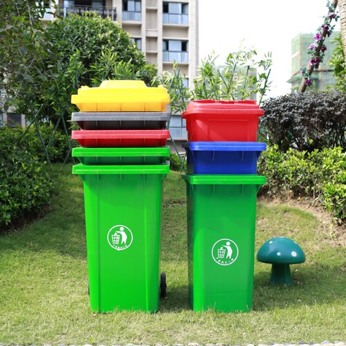 户外环卫塑料垃圾桶120L/240L