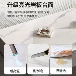 茶耐用电现 岩电视柜茶板几几家用客厅MPW简约代电视柜轻奢抽屉式