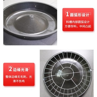 牧多多喂鸡食槽养殖场喂料槽牛筋喂料器料盆家禽鸡料槽鸡鸭鹅喂食
