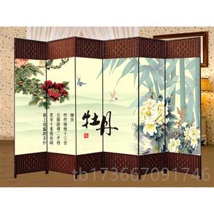 高档美容院拉养生会屏风帘可折叠所移动断隔墙简易客厅卧室推现代