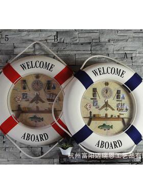热销地中海风格 精致静音挂钟 创意背景墙 家居饰品 RS74Z-5L/H
