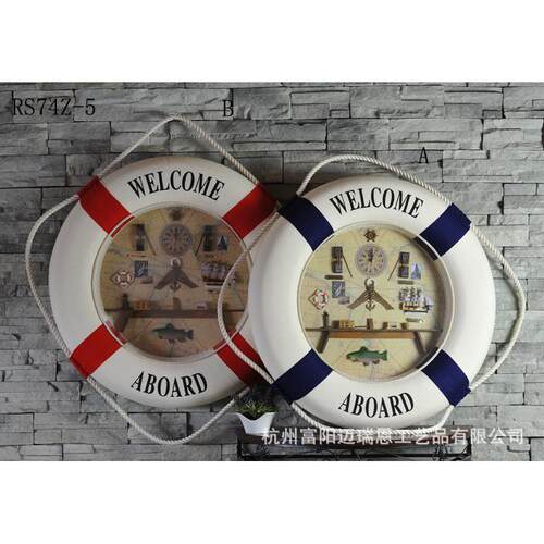 热销地中海风格 精致静音挂钟 创意背景墙 家居饰品 RS74Z-5L/H