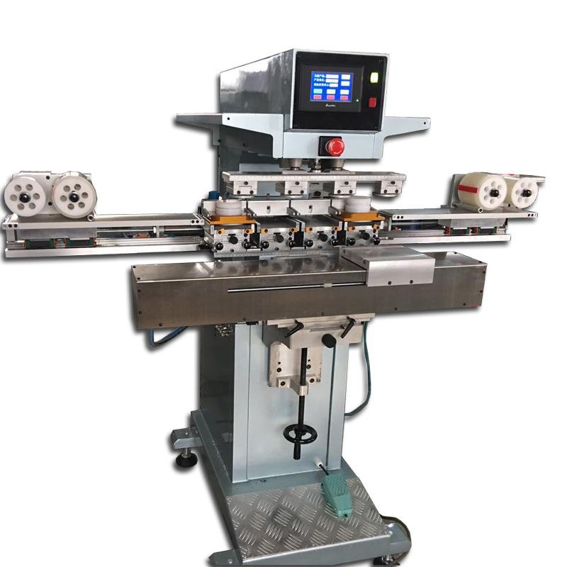 自动精密型四色油盅移印设备 电容器印刷机 电阻移印机价格