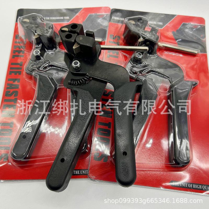 不锈钢扎带钳自锁式拉紧器CT02打包机收束工具剪钳子捆扎带钳扎带