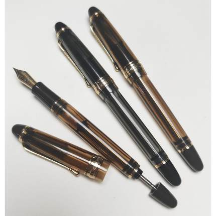 永盛699钢笔7天不满意包装减少阳光，手工定制抛光笔尖，角尖书法