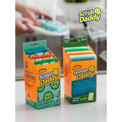 美国ScrubDaddy笑脸魔力清洁擦百洁布吸水洗碗去污擦洗碗擦海绵擦