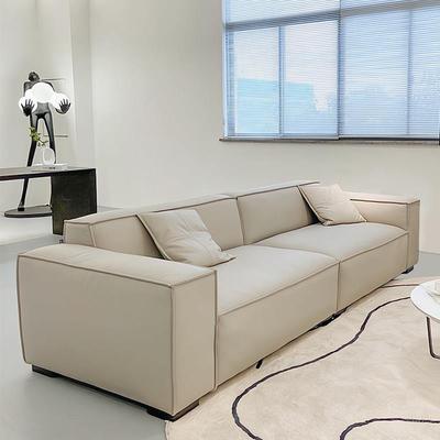 豆腐块直排沙发小户型科技布艺北欧表情宅寂风方块baxter客厅极简