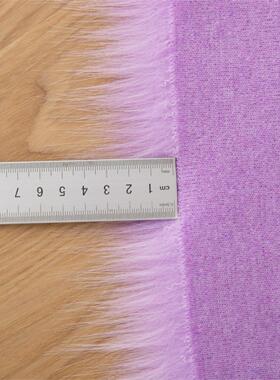 加厚5cm仿狐狸毛长毛绒皮草面料兽装fursuit毛领柜台地毯大毛皮布