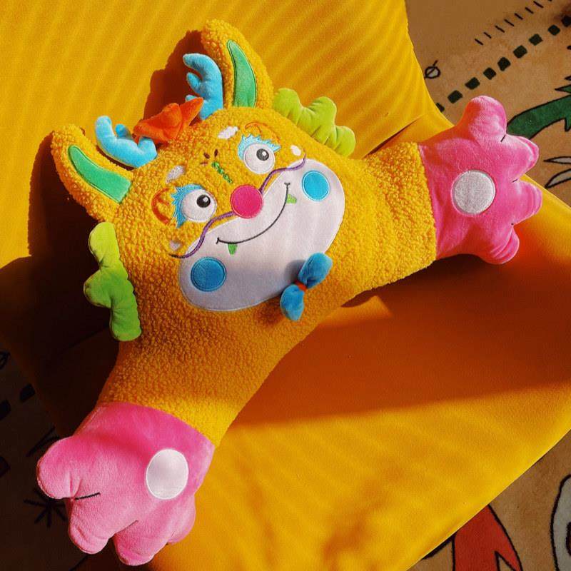 uodycoc抱抱龙腰靠椅子靠枕现代卡通办公室抱枕靠垫龙年新年礼物,居家布艺,腰靠垫,淘宝优惠券,粉丝福利购,淘宝优惠卷