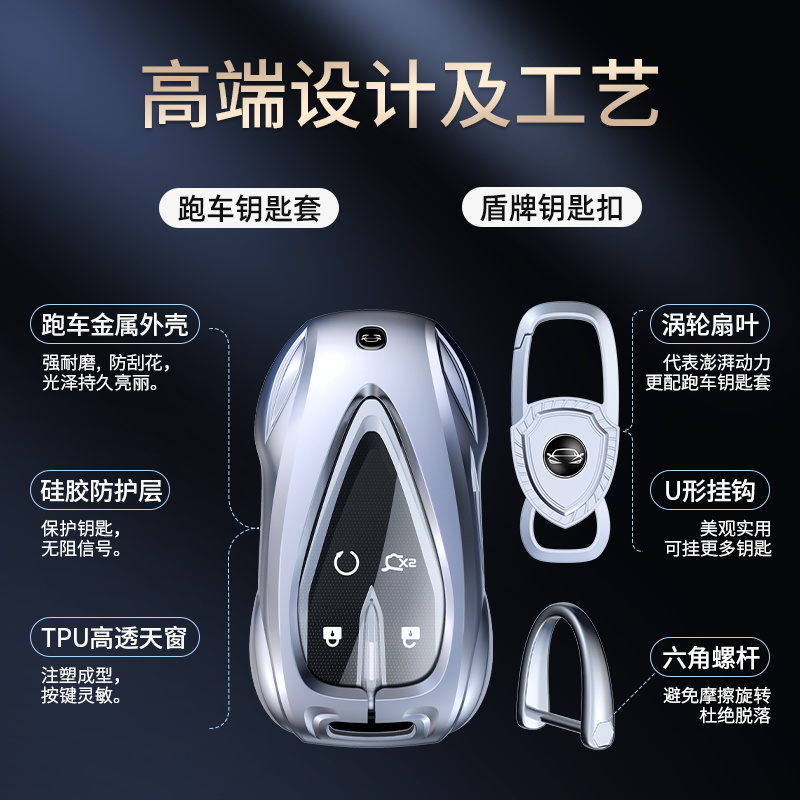 长安钥匙套CS75Plus逸动UNIV二代CS55扣CS35欧尚X5车X7男Z6适用壳