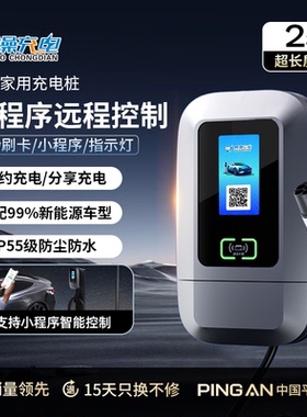 充电桩立柱比亚迪7kw家用充电器新能源电动汽车商用慢充充电枪