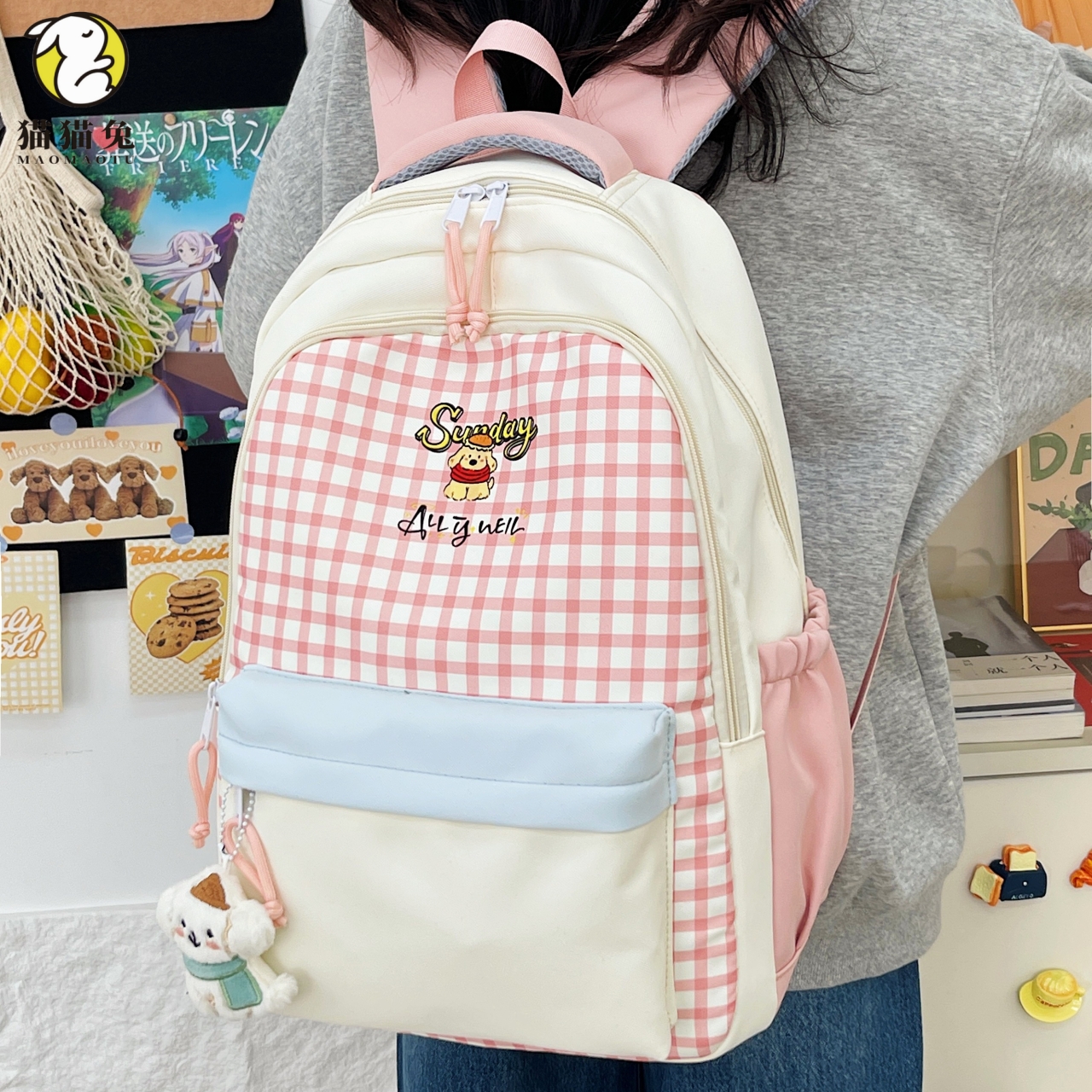 猫猫兔书包女生小学生2025新款